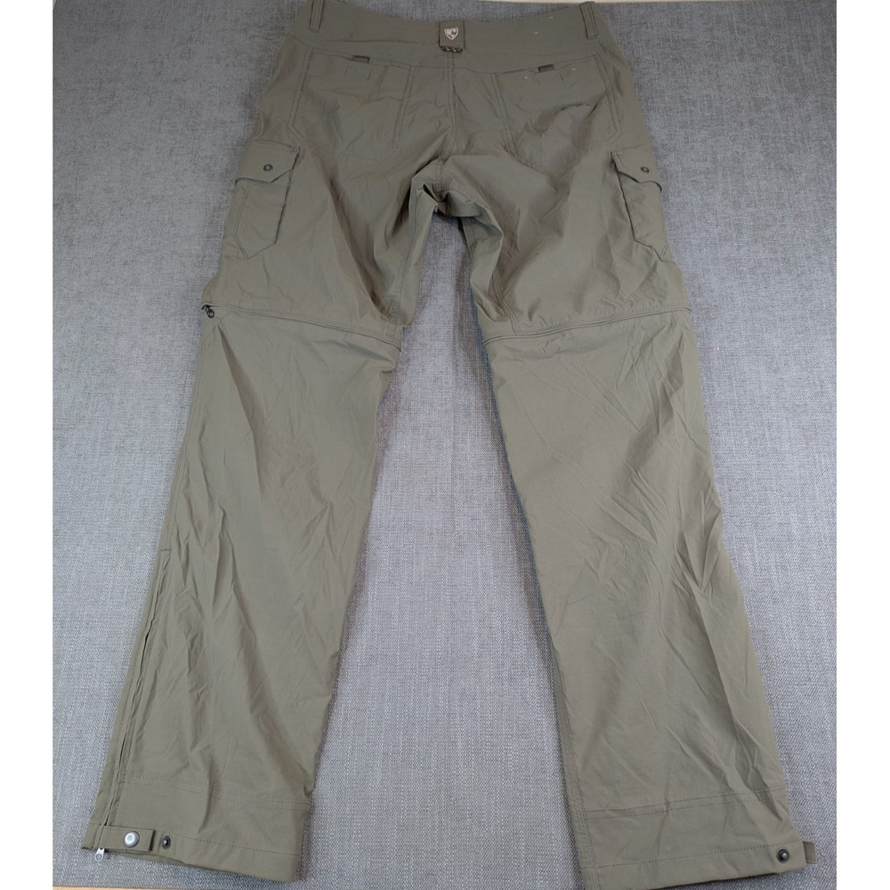 KUHL Pants Mens 36x34 Gray Green Renegade Convertible Stealth Cargo Outdoor Hike - Picture 3 of 10